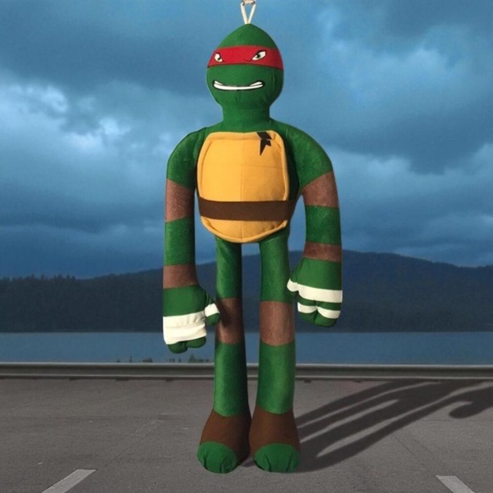 NIckelodeon Teenage Mutant Ninja Turtles RAPHAEL plush stuffed toy large 29-in